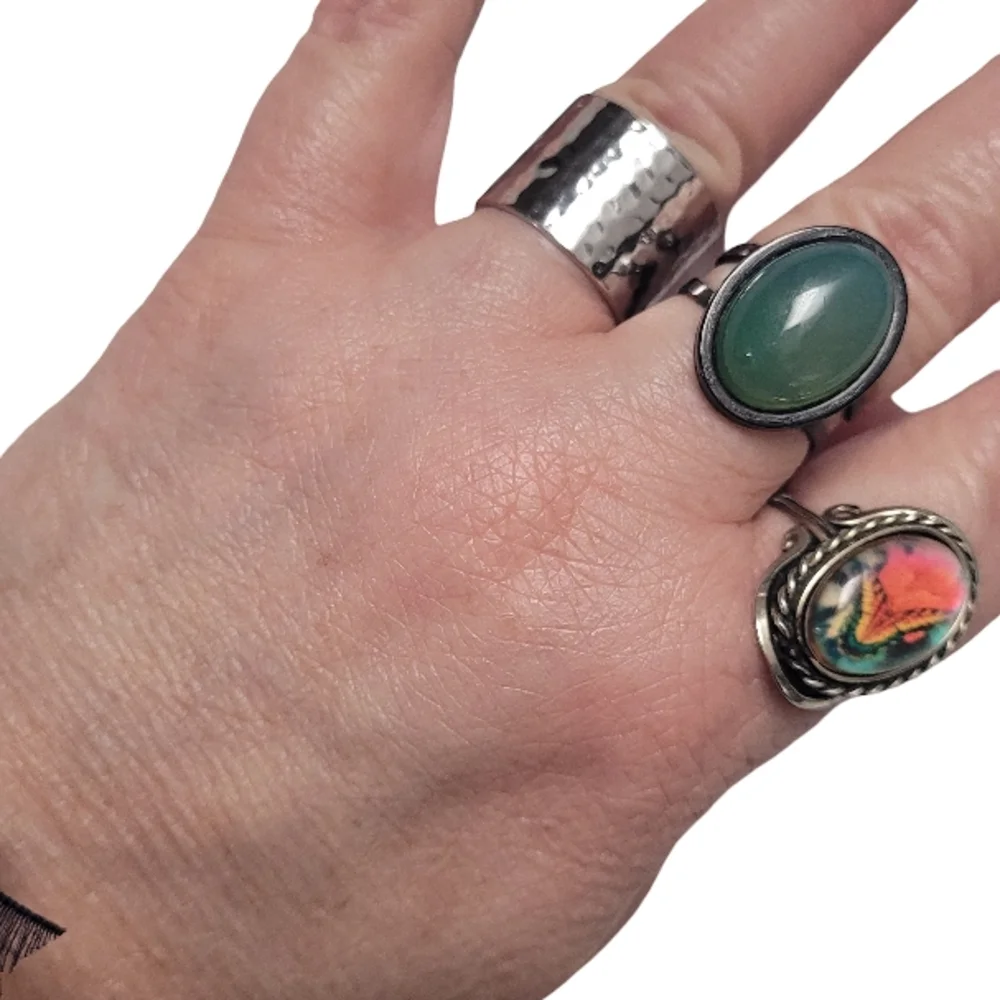 Charming Charlie Silver Wearable Tech Ring